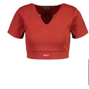 Ofcl Notch Front Gym Top